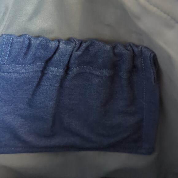 Denim Patchwork Studded Handbag/ Tote Handmade Fall Motif - Picture 11 of 13